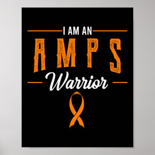 Poster Amps Guerrier Amplifié Douleur Syndrome Sensibilis