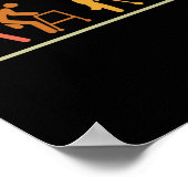 Poster Amputation des déficiences de la jambe Evolution p (Coin)