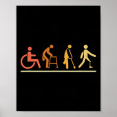 Poster Amputation des déficiences de la jambe Evolution p (Devant)