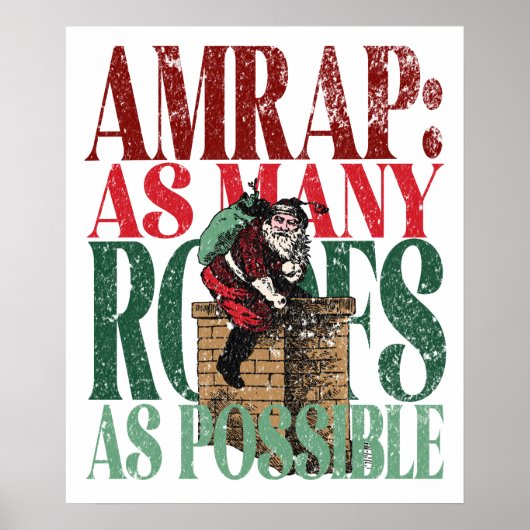 Poster AMRAP Fun Christmas Version des conditions de cond (Devant)