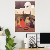 Poster Amrita Sher-Gil - Ancienne conteuse, art (Bureau à domicile)