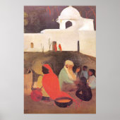 Poster Amrita Sher-Gil - Ancienne conteuse, art (Devant)