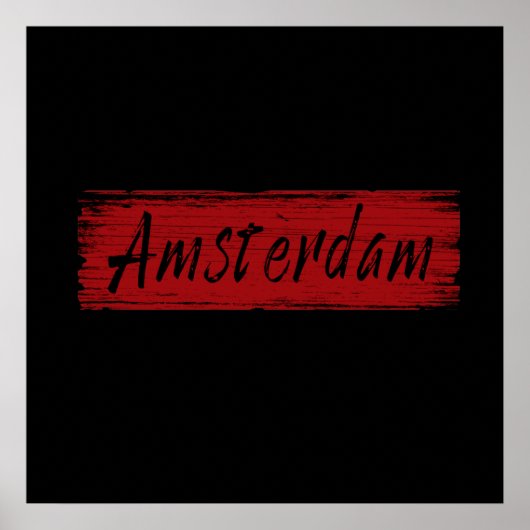 Poster Amsterdam (Devant)