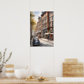 Poster Amsterdam aquarelle (Cuisine)