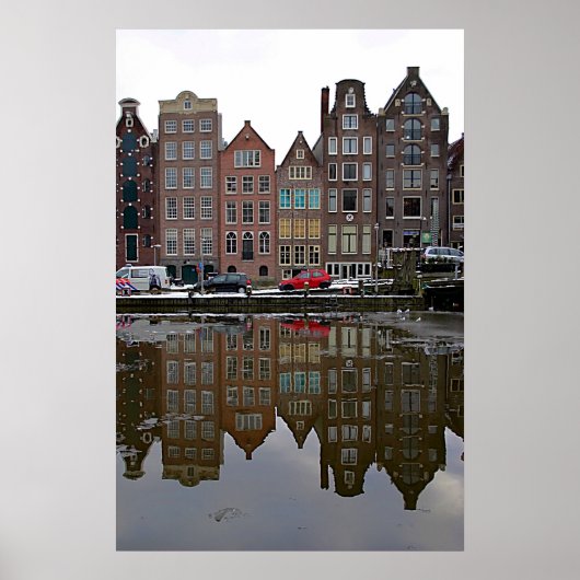 Poster Amsterdam city (Devant)