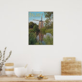 Poster Amsterdam - De 1100 Roe Windmill (Cuisine)