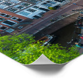 Poster Amsterdam de texte personnalisé (Coin)