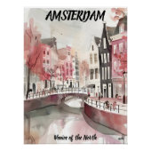 Poster Amsterdam: La Venecia del Norte. (Devant)