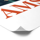 Poster Amsterdam Netherlands Canal Vintage Travel Art (Coin)