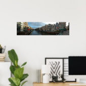 Poster Amsterdam Panorama (Bureau à domicile)