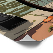 Poster Amsterdam Pays-Bas (Coin)