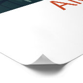 Poster Amsterdam Pays-Bas célèbres lieux de voyage (Coin)