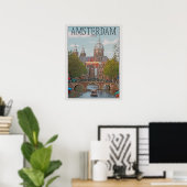 Poster Amsterdam - Saint Nicolaaskerk (Bureau à domicile)