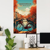Poster Amsterdam, The Netherlands (Bureau à domicile)