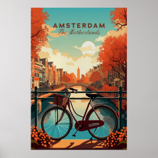 Poster Amsterdam, The Netherlands