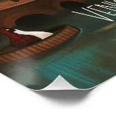 Poster Amsterdam: Venice of the North - Whimsical art (Coin)