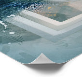 Poster Amsterdam, Visit Pays-Bas, de la série Visit.. (Coin)