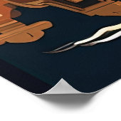 Poster Amsterdam, Voyage (Coin)