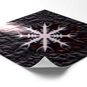 Poster Amulette viking Aegishjalmur viking amulet charm (Coin)