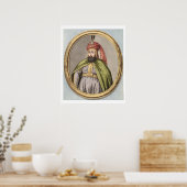 Poster Amurath (Murad) IV (1612-40) Sultan 1623-40, de (Cuisine)