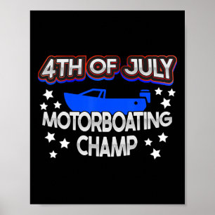 Poster Amusant 4 juillet Humour Adulte Pour Hommes Motocy