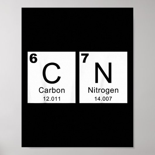 Poster Amusant 67 Mème Six Sept Prof de Science Drôle Pér (Devant)