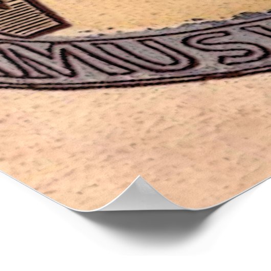 Poster Amusant Alphabet (Coin)