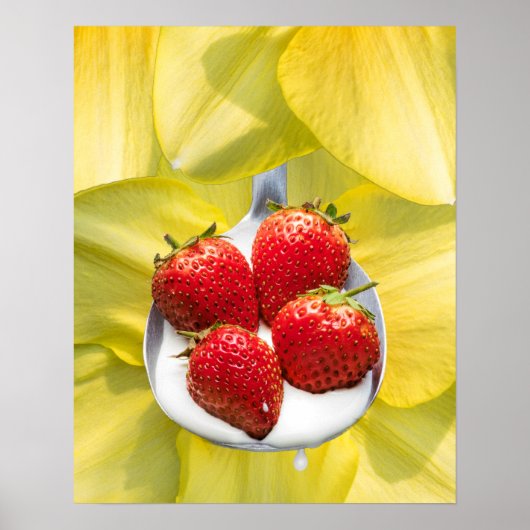Poster Amusant avec Jaune (Devant)