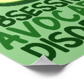 Poster Amusant Avocat Avocado (Coin)