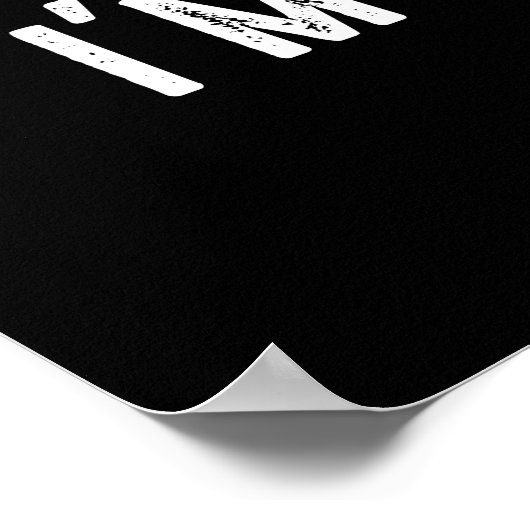 Poster Amusant Casque cadeau Gamer ne peut pas vous enten (Coin)