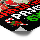 Poster Amusant C'Est Mon Kit Tambour Pyjama De Noël Chris (Coin)