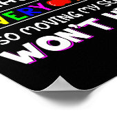 Poster Amusant Cher Professeur Je Parle À Tous Ceux Qui D (Coin)