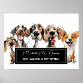 Poster Amusant Chien Chien Marcheur Chien Puppy Animaux a (Devant)