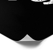 Poster Amusant Comme Shell Funny Seashell Pun Dark BG (Coin)