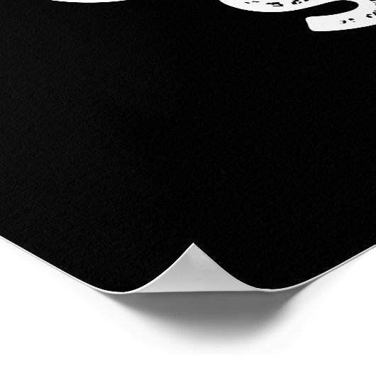 Poster Amusant Comme Shell Funny Seashell Pun Dark BG (Coin)