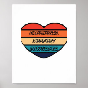 Poster Amusant d'aide émotionnelle