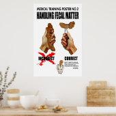 Poster amusant de formation médicale (Cuisine)