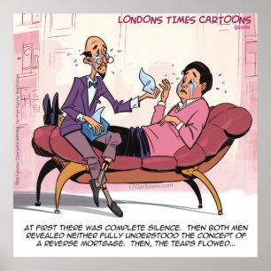 Poster amusant de la thérapie hypothécaire inverse