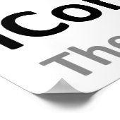 Poster amusant et constipé (Coin)