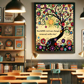 Poster Amusant et inspirant salle de classe