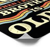 Poster Amusant Frère &amp; Soeur Tee - shirts frères &amp (Coin)