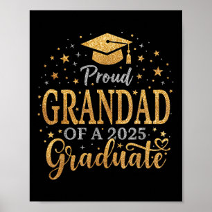 Poster Amusant Grand Fier Supérieur D'Un Cl De 2025 Gradu