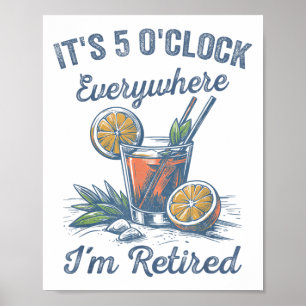 Poster Amusant Humour de retraite Tail Gl Humour Retraité