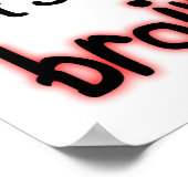 Poster amusant Hypochondriac Cerveau Tumeur (Coin)