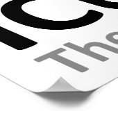 Poster amusant iCuddle (Coin)