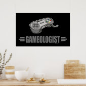 Poster Amusant jeu vidéo (Cuisine)