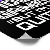 Poster Amusant Joueur Vidéo - Jeu Console Pc - Jeu Vidéo (Coin)