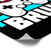 Poster Amusant Joueur Vidéo - Jeu Console Pc - Jeu Vidéo (Coin)