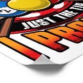 Poster Amusant Juste Le Conseil Je Promis Piscine Cue Bil (Coin)