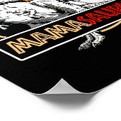 Poster Amusant Mamasaurus T rex Dinosaur Tee Mama Saurus (Coin)